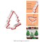 3pcs Stainless Steel Cookie Cutters - Christmas Tree Cookie Cutter Set 2" 3" 4" Large Tree Shape Fondant Cutter for Holiday and Party Decoration, Baking, and Cookies